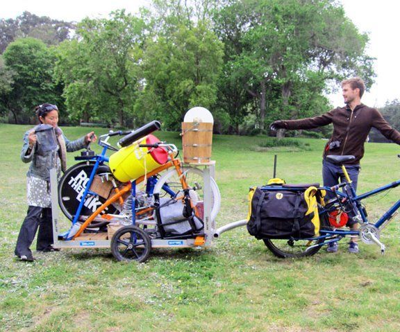 Bicycle Table Trailer