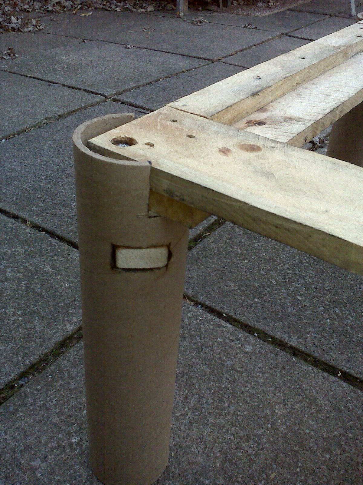 Cardboard Tube Legs