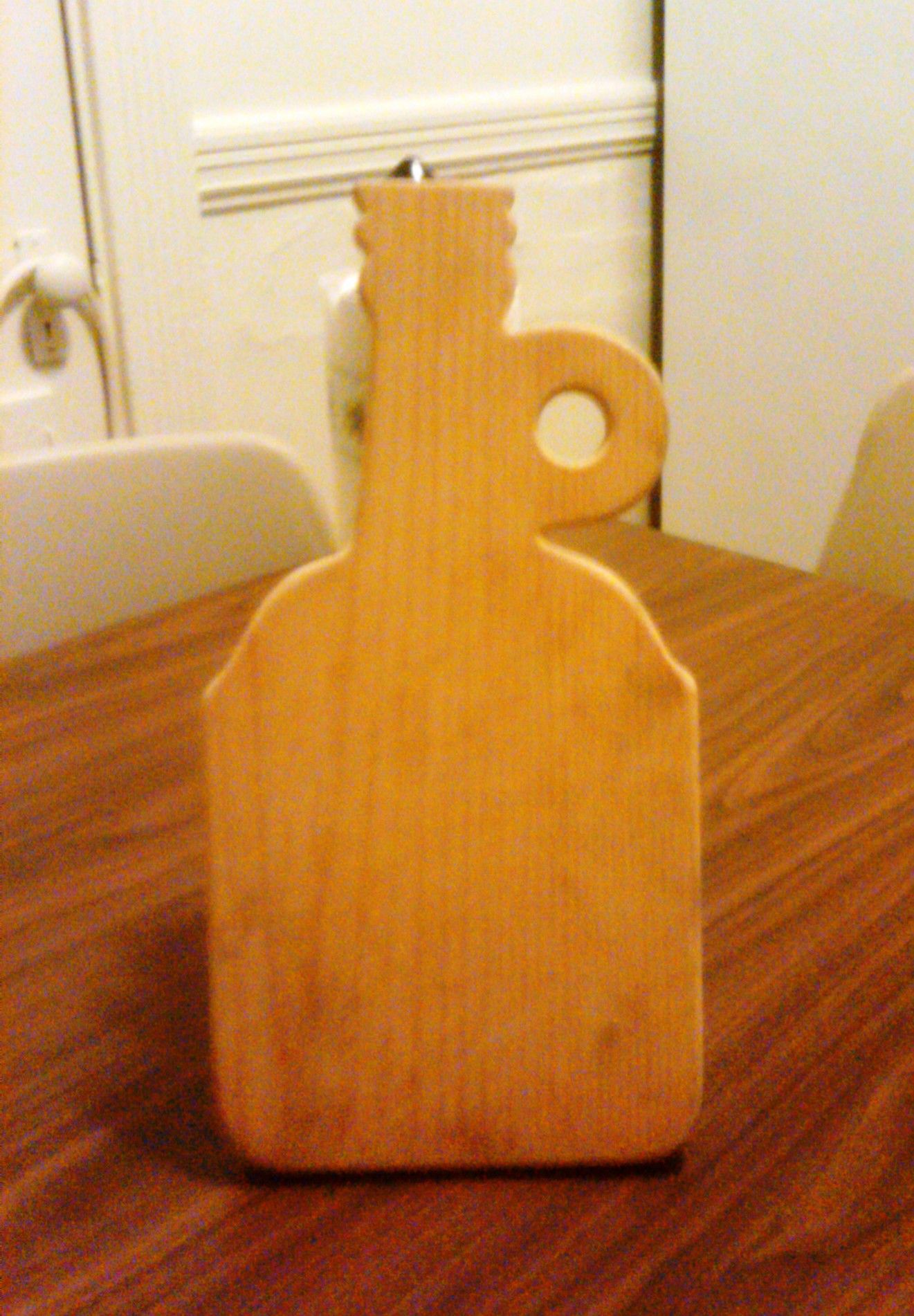 Wine Jug Cutting Board