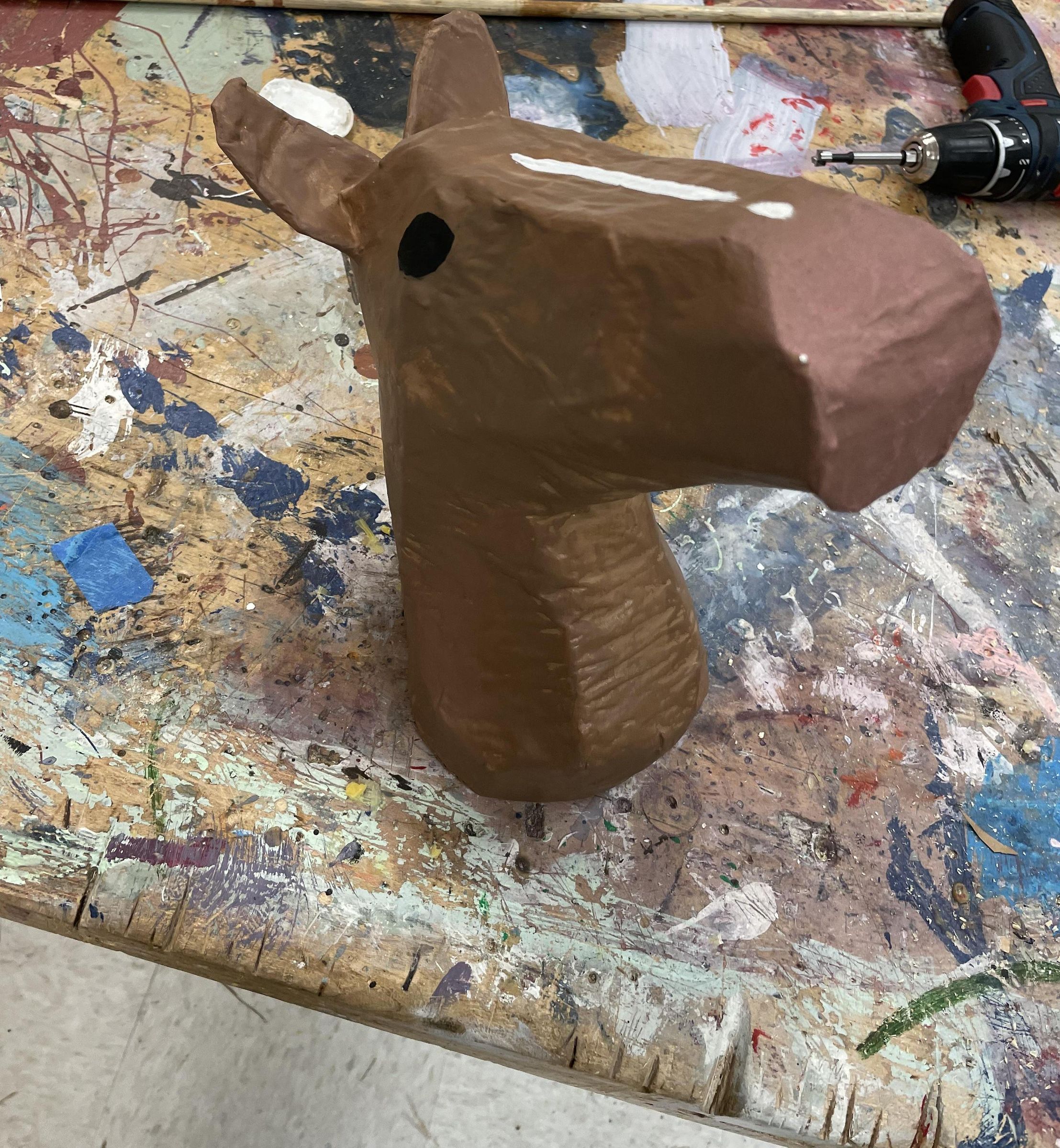 A Cardboard Horse