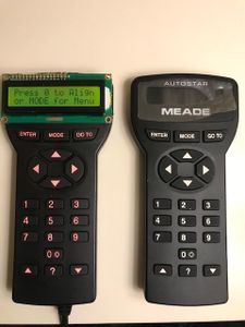 Meade Autostar 497 Handbox LCD Display Replacement Repair 1602