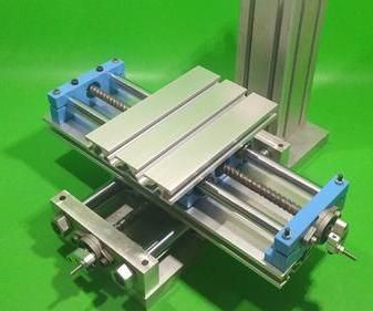Homemade XY Slide Axis Motion DIY Milling CNC Machine Aluminium