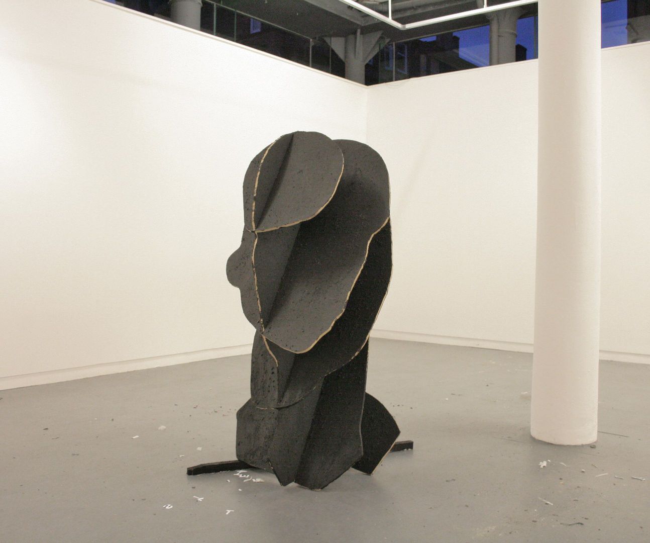 PROFILE - large-scale Facebook-avatar sculpture - 123D-Make without lasercutter