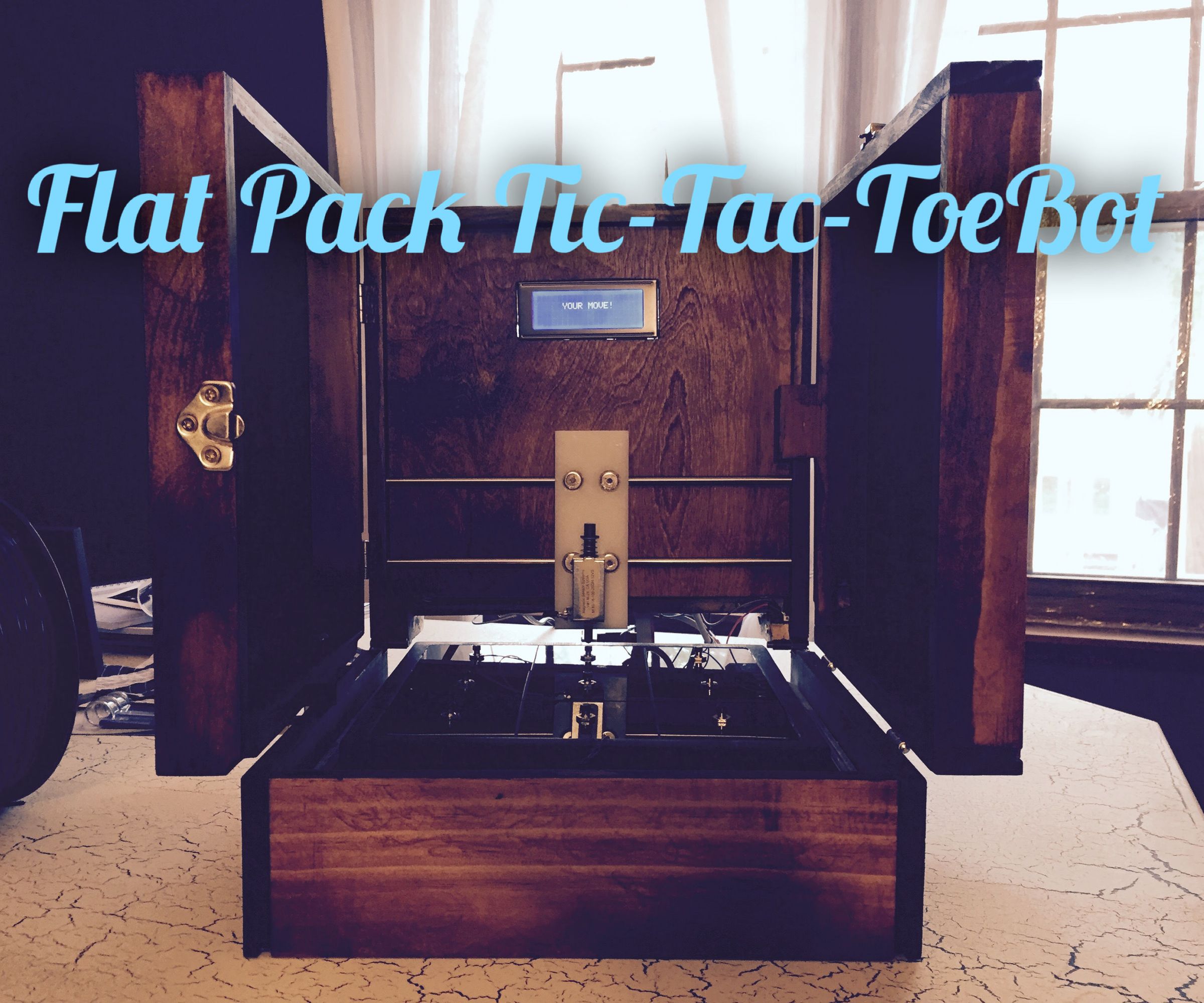 Flat Pack Tic-Tac-ToeBot