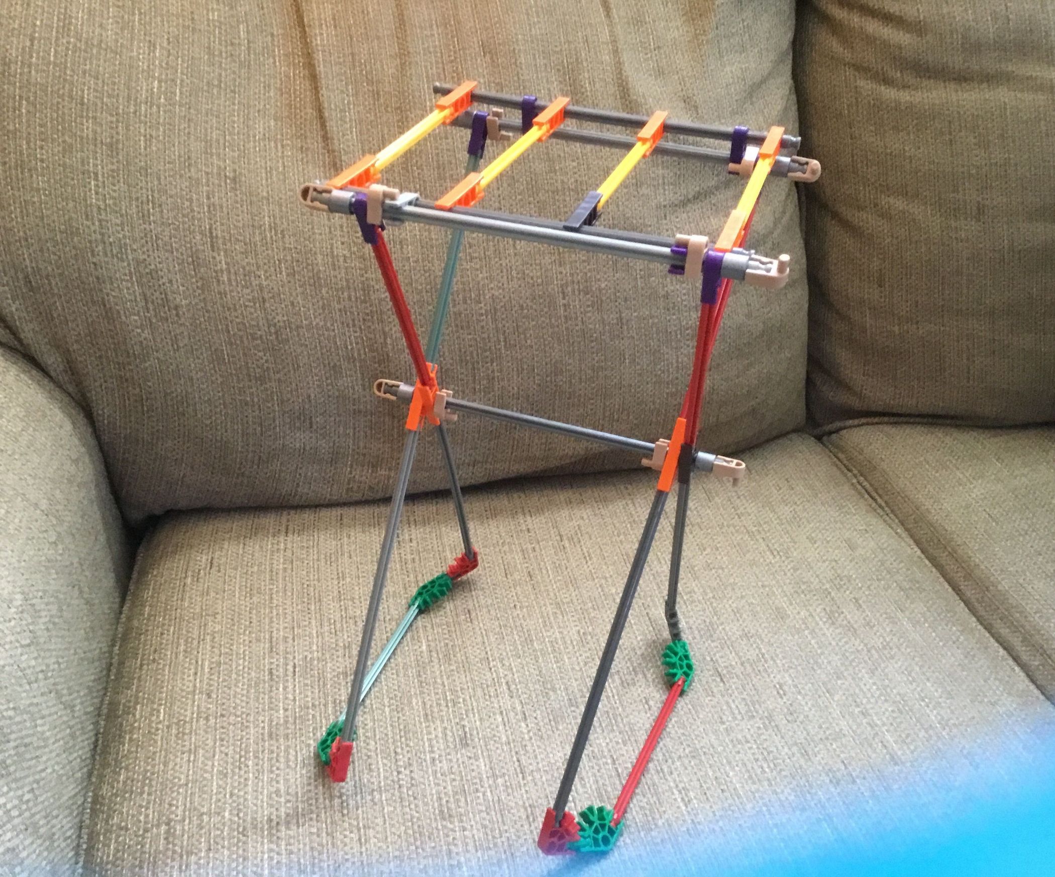 Knex Folding Table 4 Steps Instructables