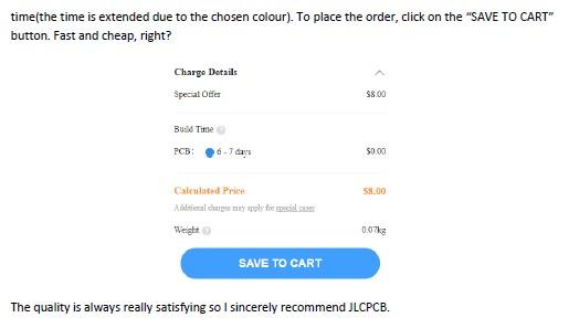 Ordering on JLCPCB