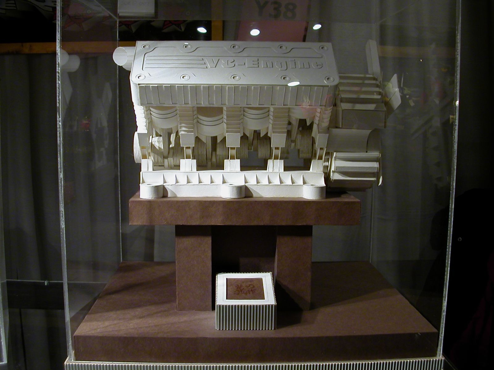 V8 Paper Engine Model