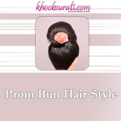 Prom Bun Hair Style