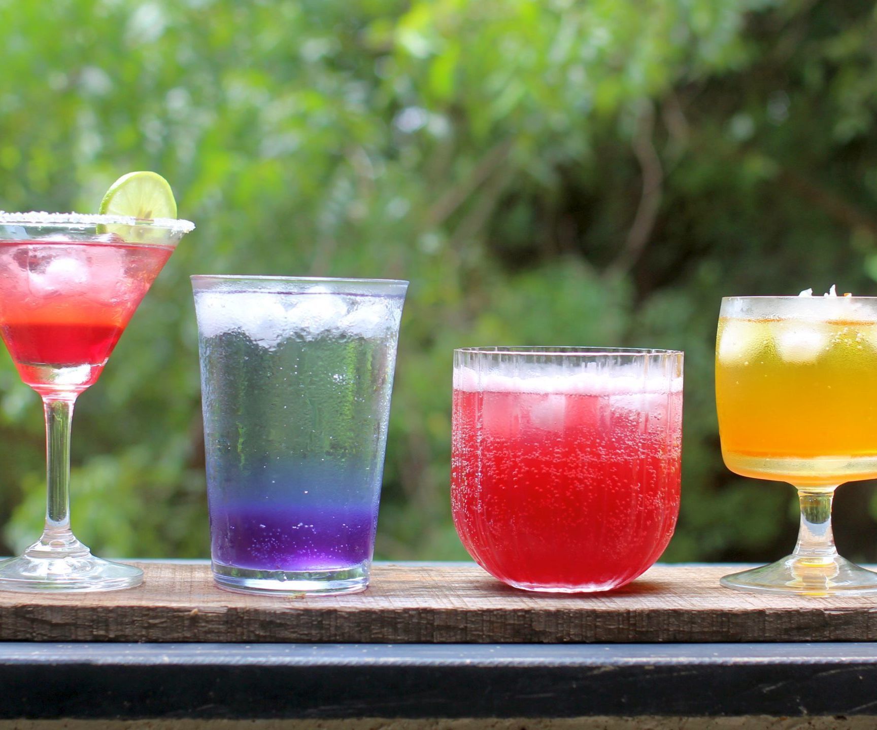 Rainbow Flower Power Coolers