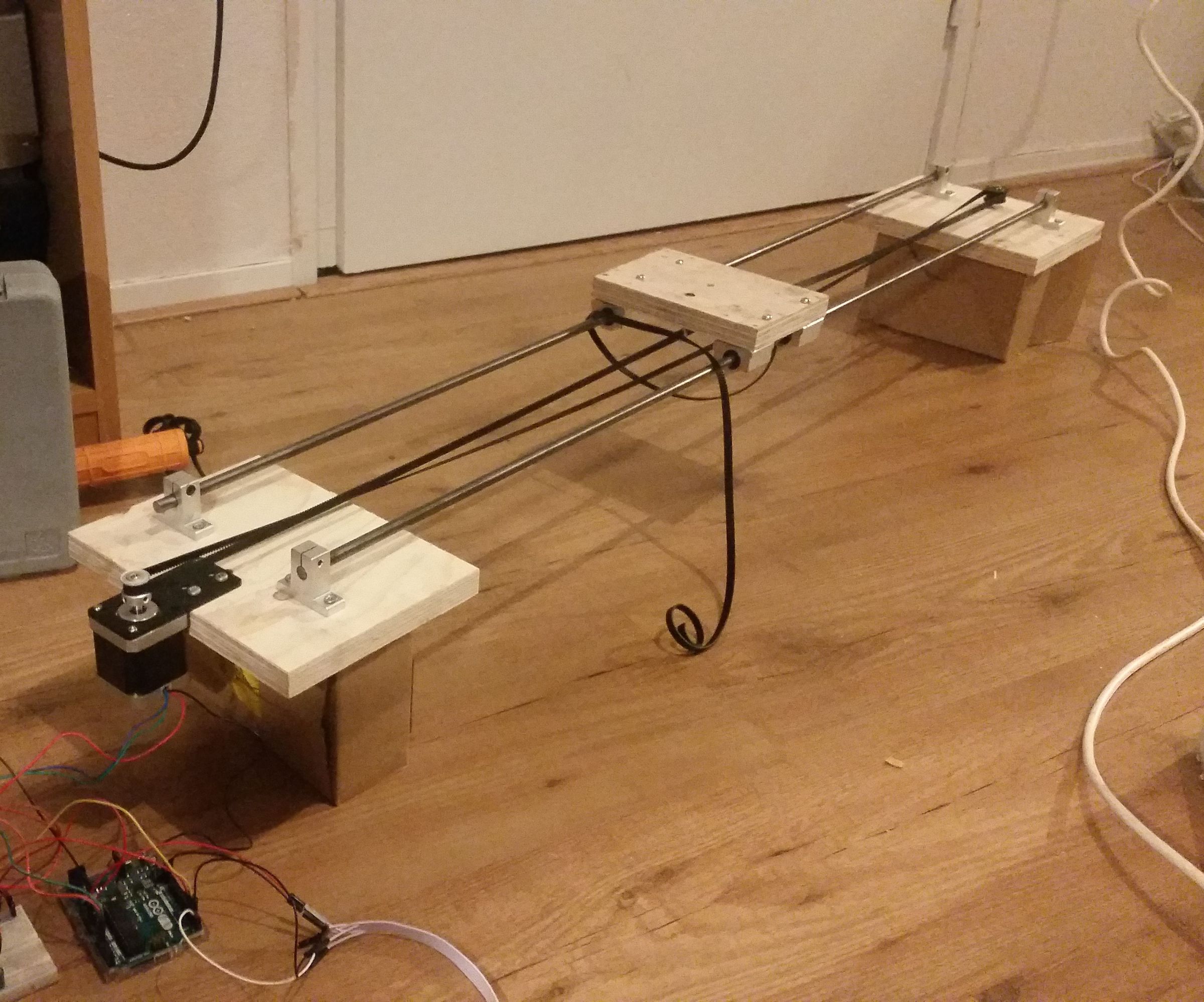 Remotely Controlled Cam Dolly ( With Kinect Support)