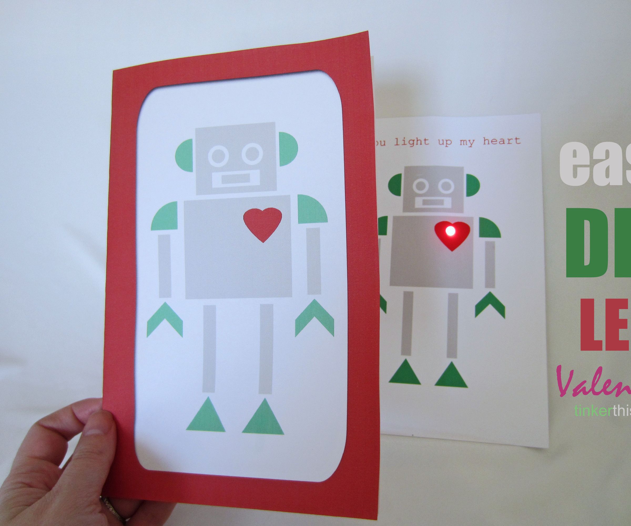 Easy DIY Robot Valentines