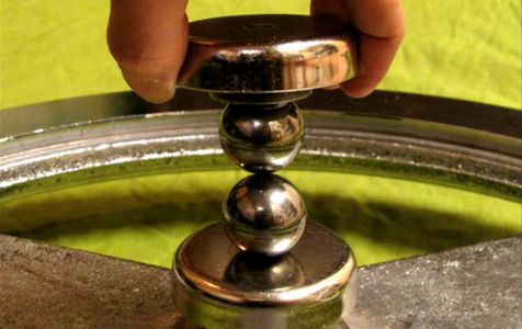 Amazing Low Friction With Suspended Magnetic Bearing