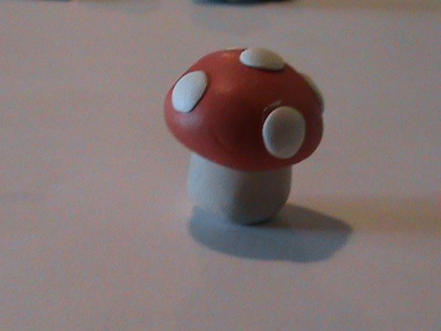 Polymer Clay Mario Mushroom
