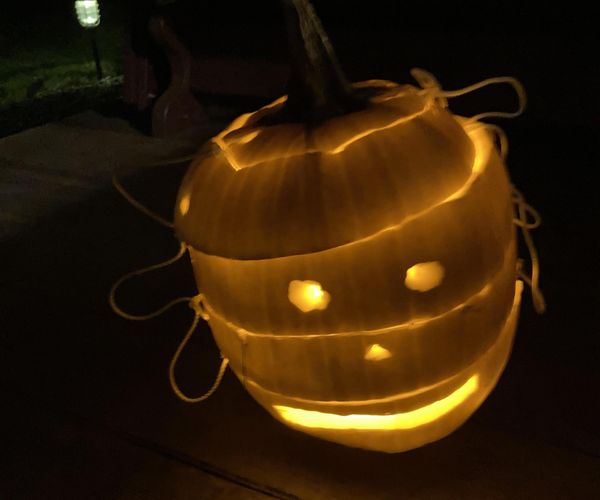 Pumpkin Chandelier
