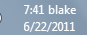 How to See Your Name on the Toolbar???