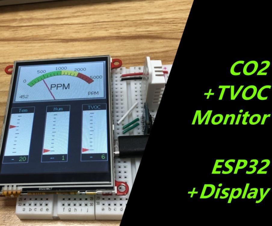 Monitor CO2 and TVOC With ESP32