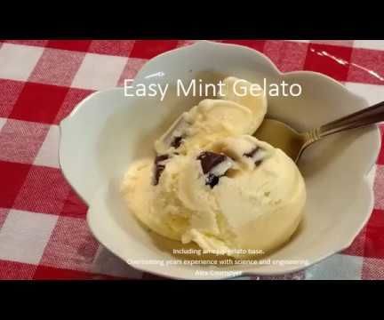Gelato Base + Vanilla or Mint