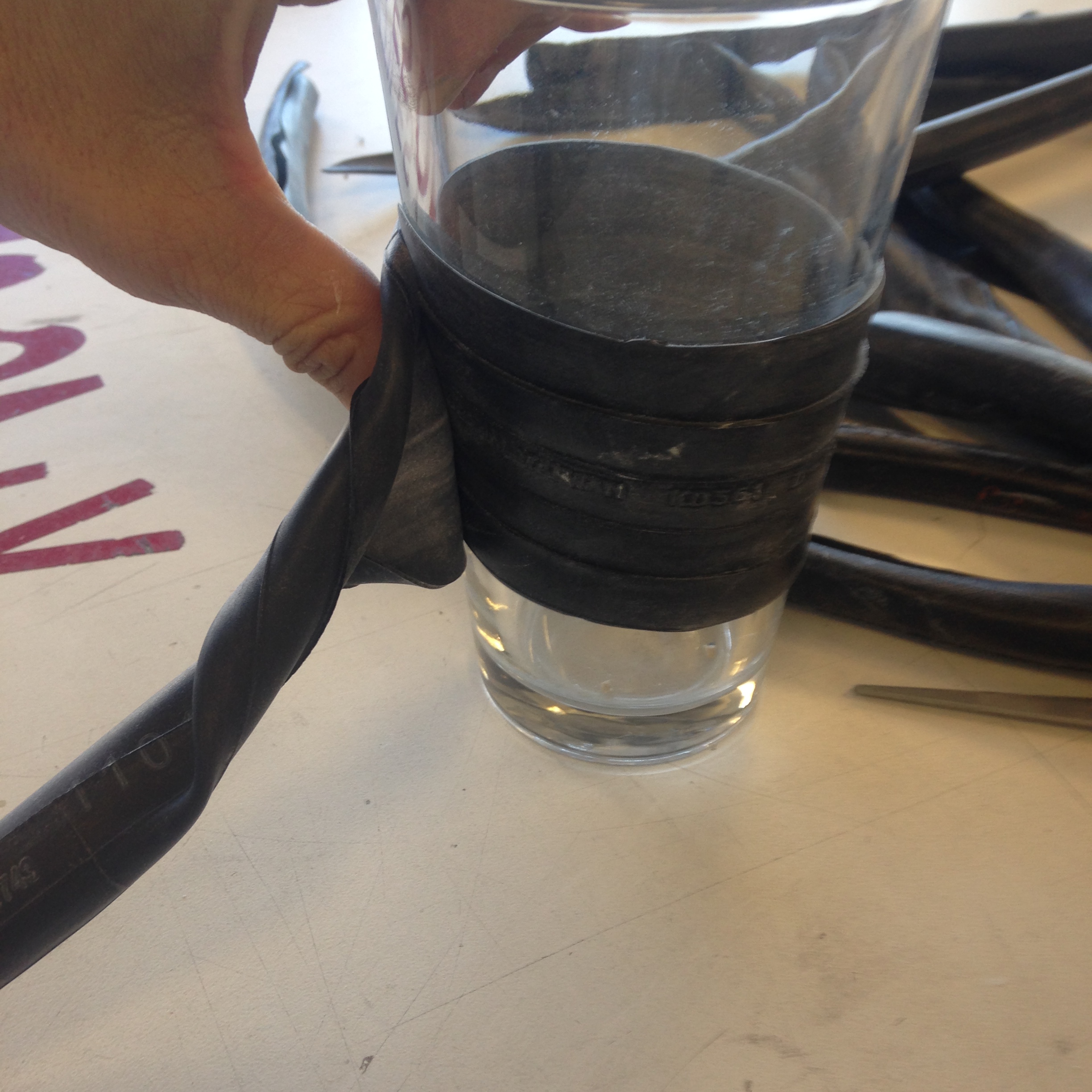 Inner Tube Koozie or Drink Sleeve 5 Steps Instructables