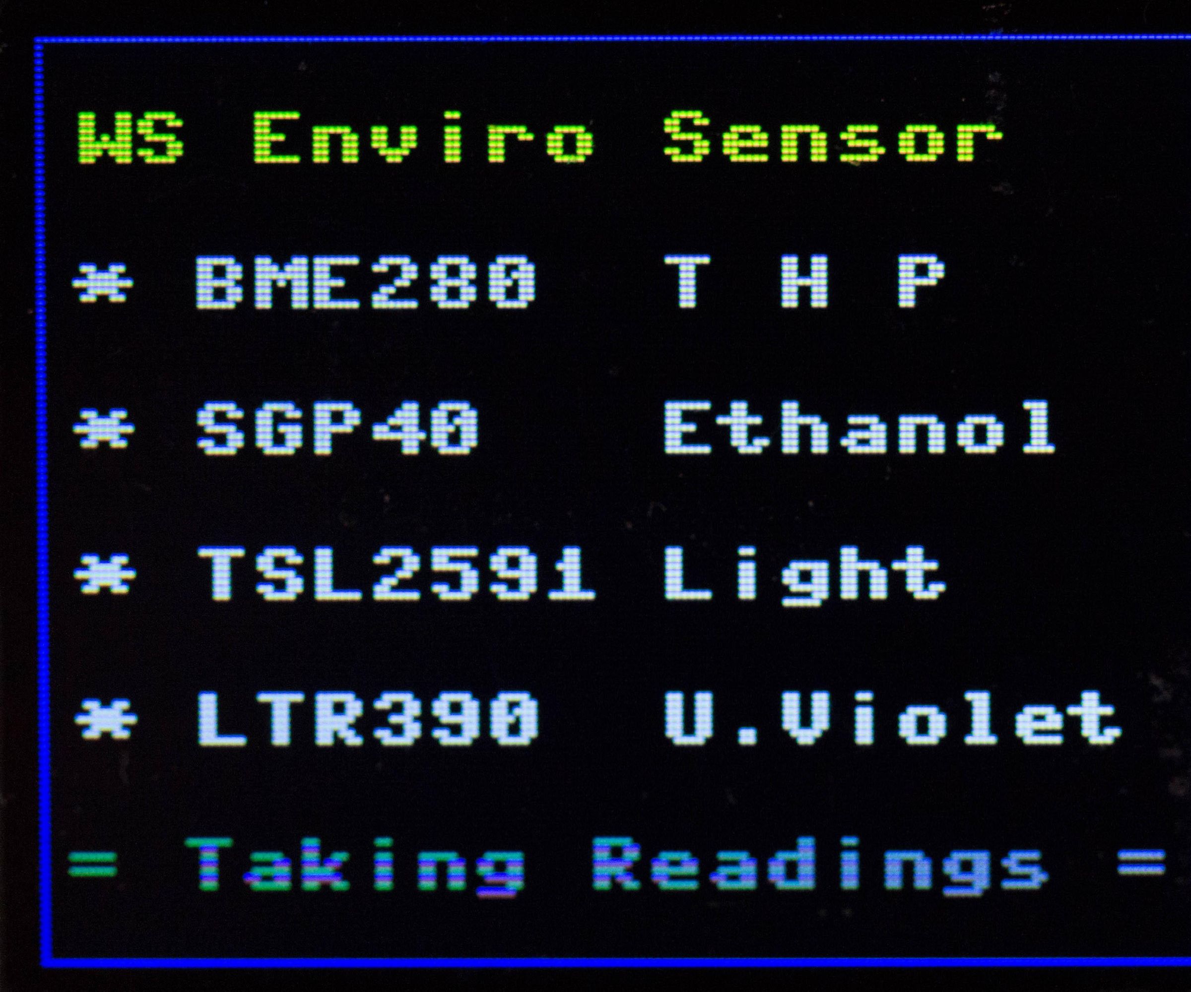 Pi Pico Environmental Sensing Workout