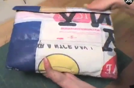 How to Fuse Plastic Bags into a Laptop Case