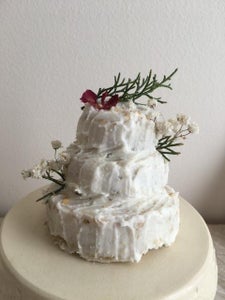 Mini Rustic Wedding Cake!