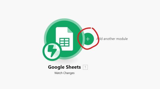 Creating Our 1st Scenario in Integromat - Google Sheet Scenario