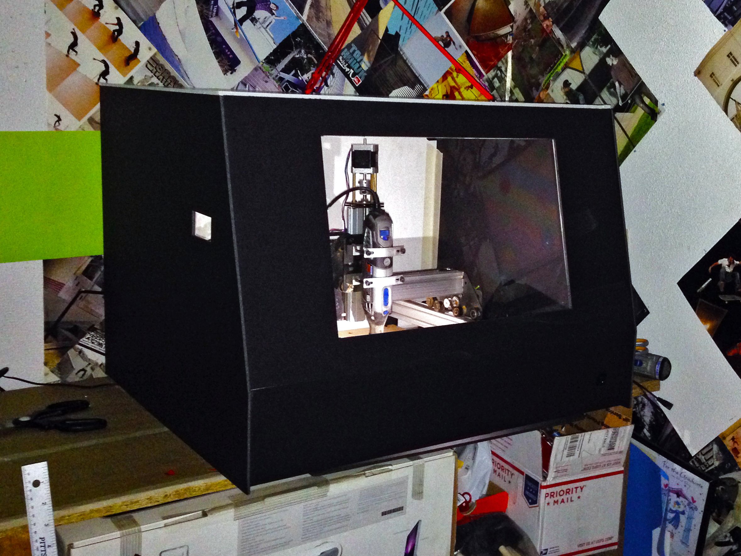 Shapeoko 2 Dust Cabinet With Lighting