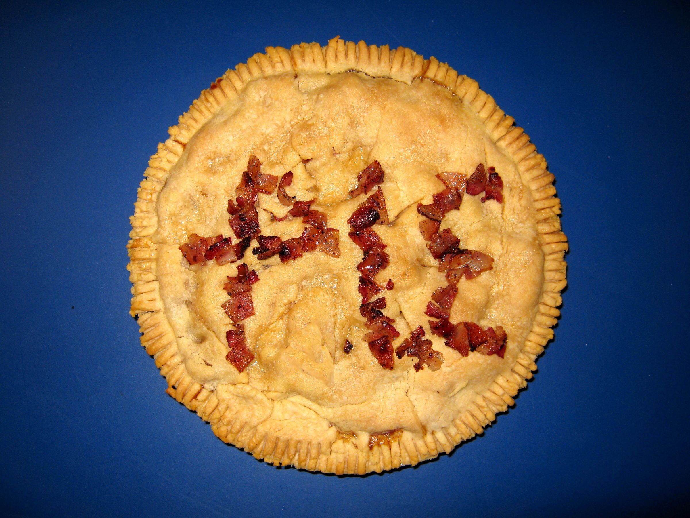 Crispy Bacon and Apple Pi Pie