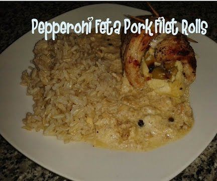 Pepperoni Feta Pork Filet Rolls Recipe