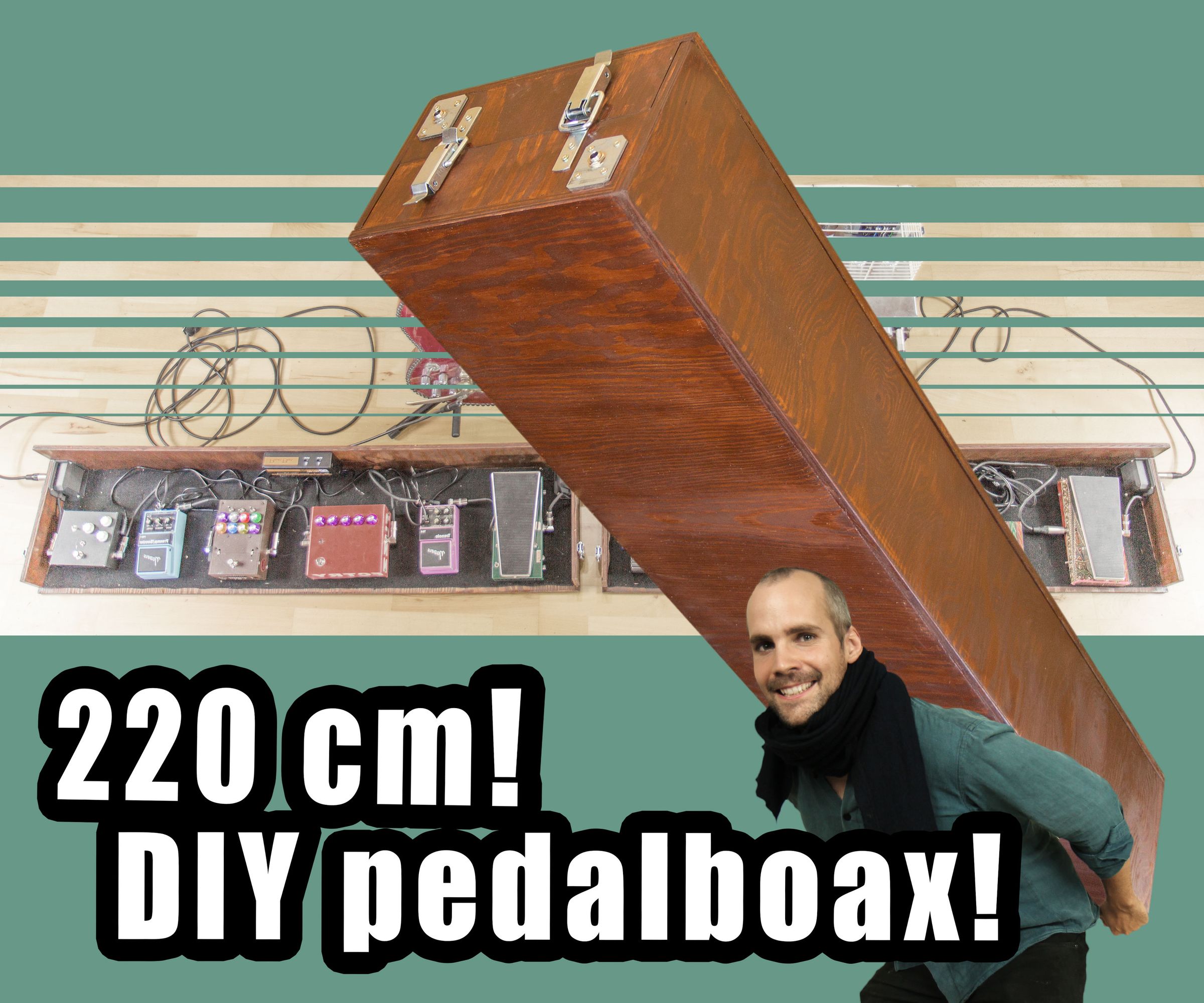 Effects Pedal Board Box Tutorial! Guitar / Bass DIY