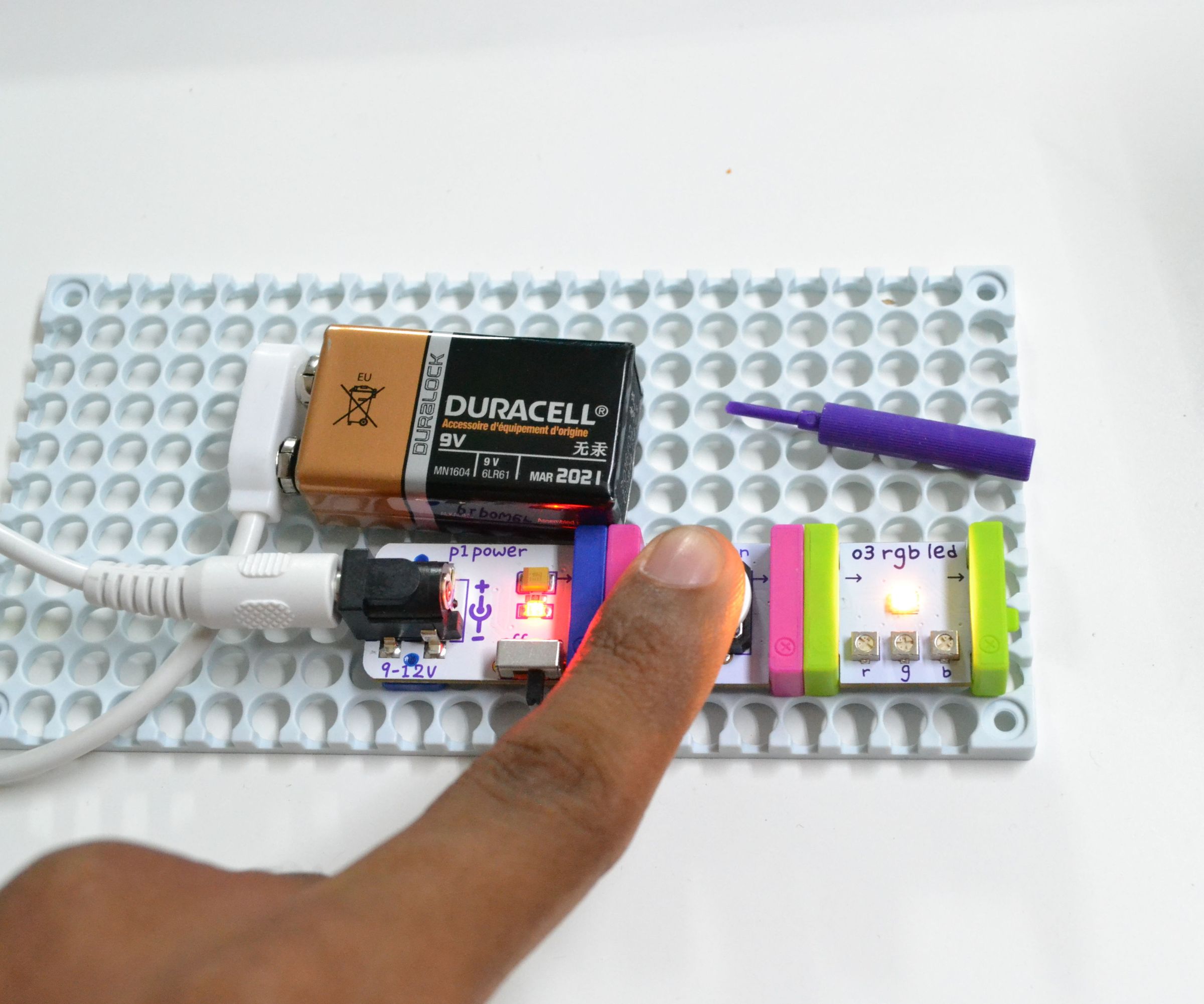 How to Make a RGB LED Light Controlled by a Button