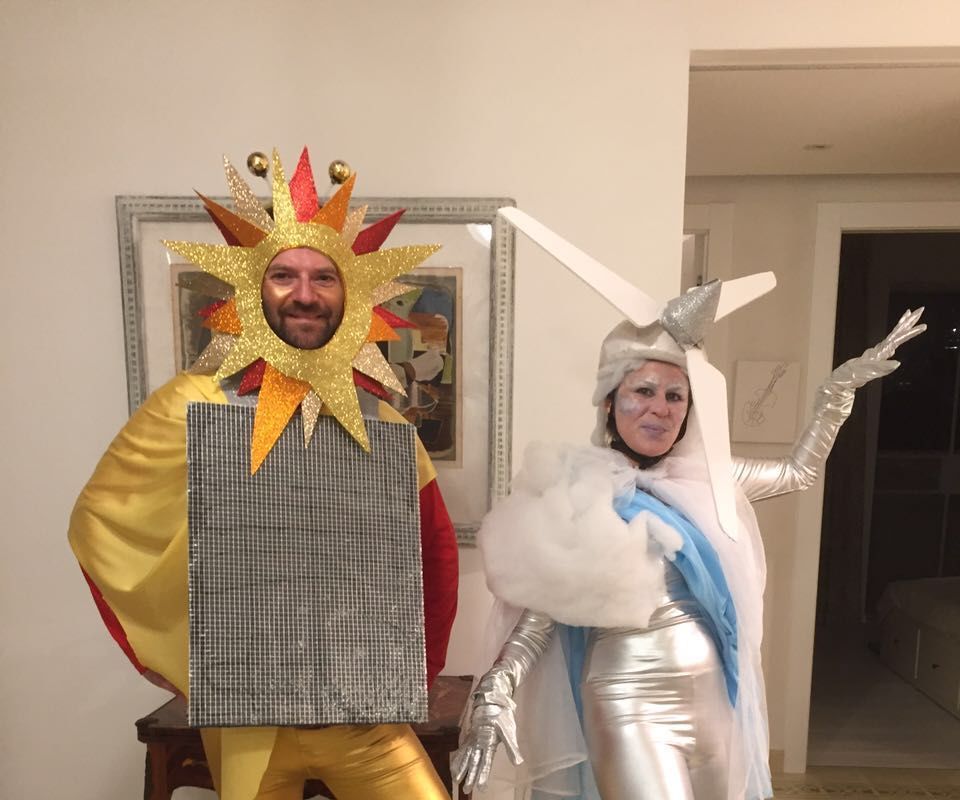 Solar & Wind Superhero Halloween Costume for Two!