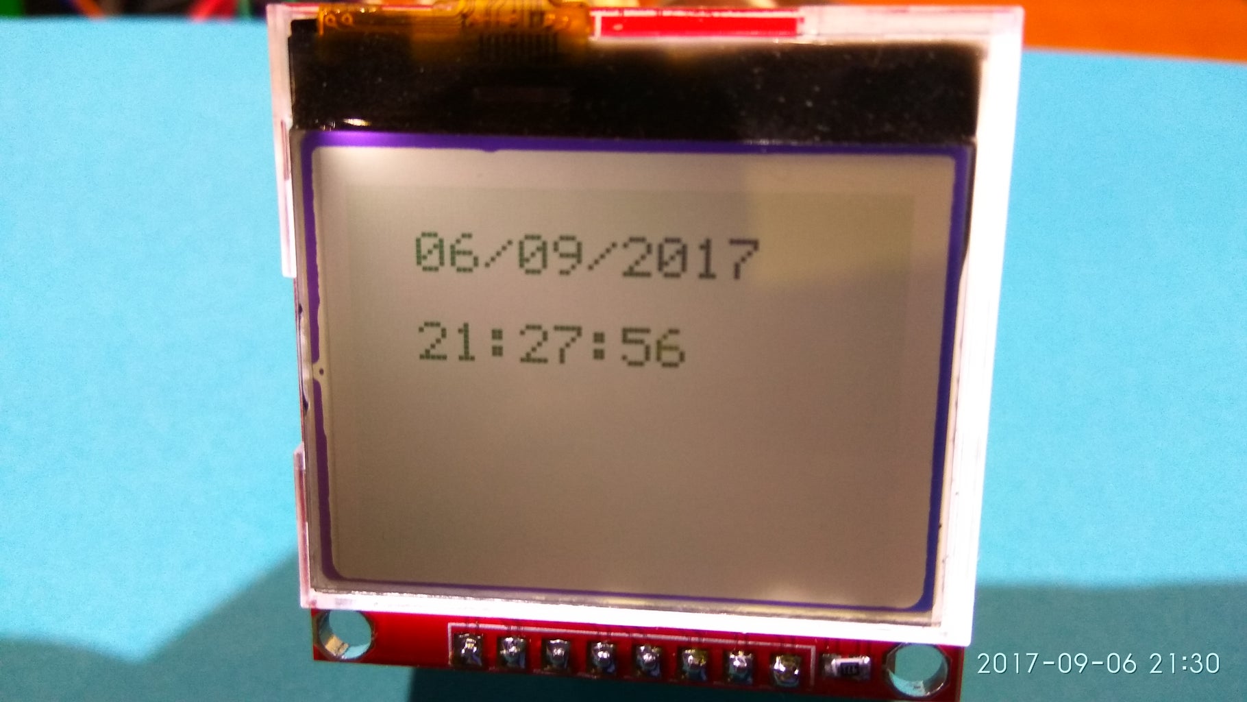 HX1230 LCD Simple Arduino NANO Clock : 4 Steps (with Pictures ...