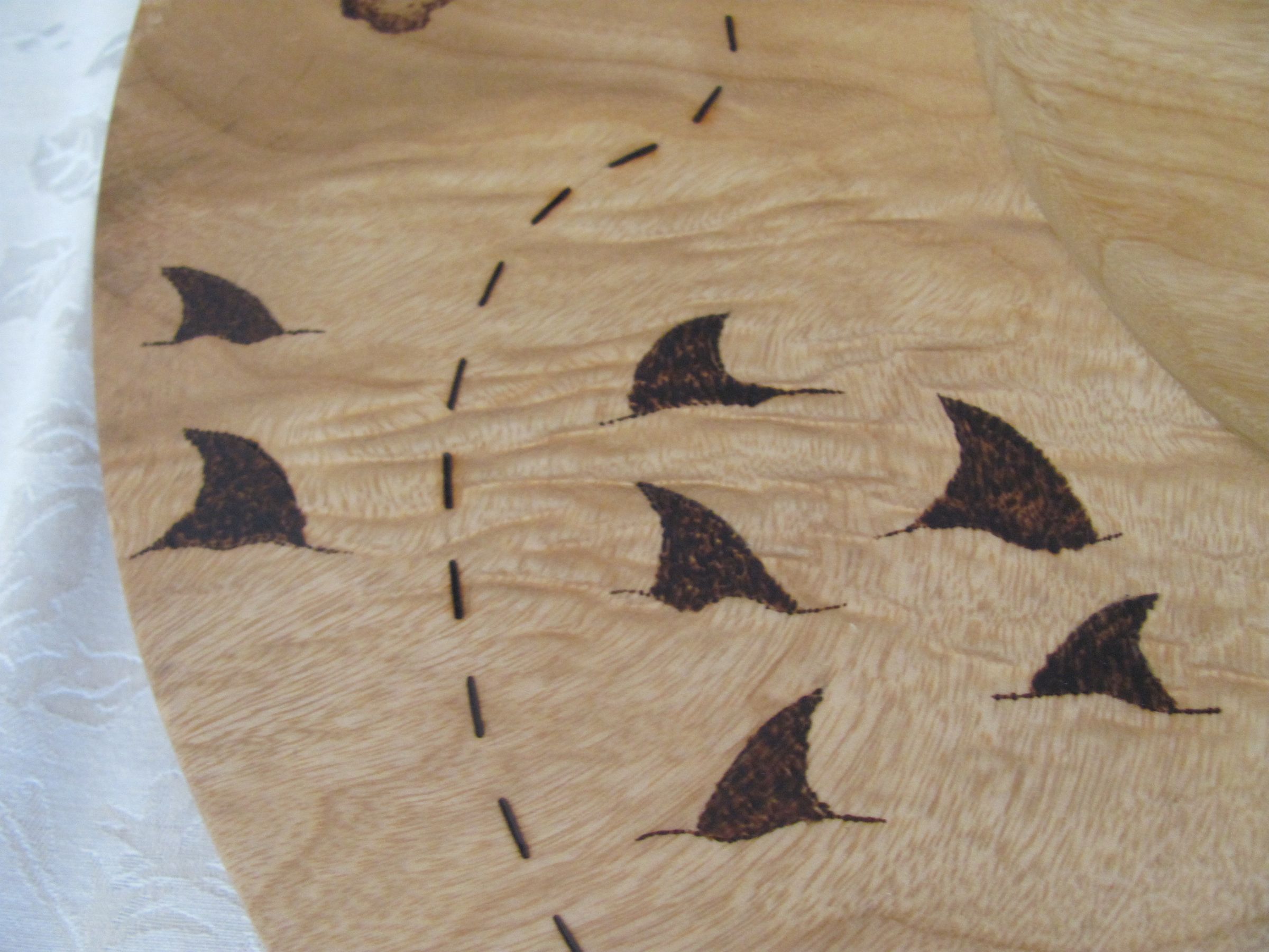 Pirate Map Platter (large Dia Turning and Basic Pyrography) : 13 Steps ...