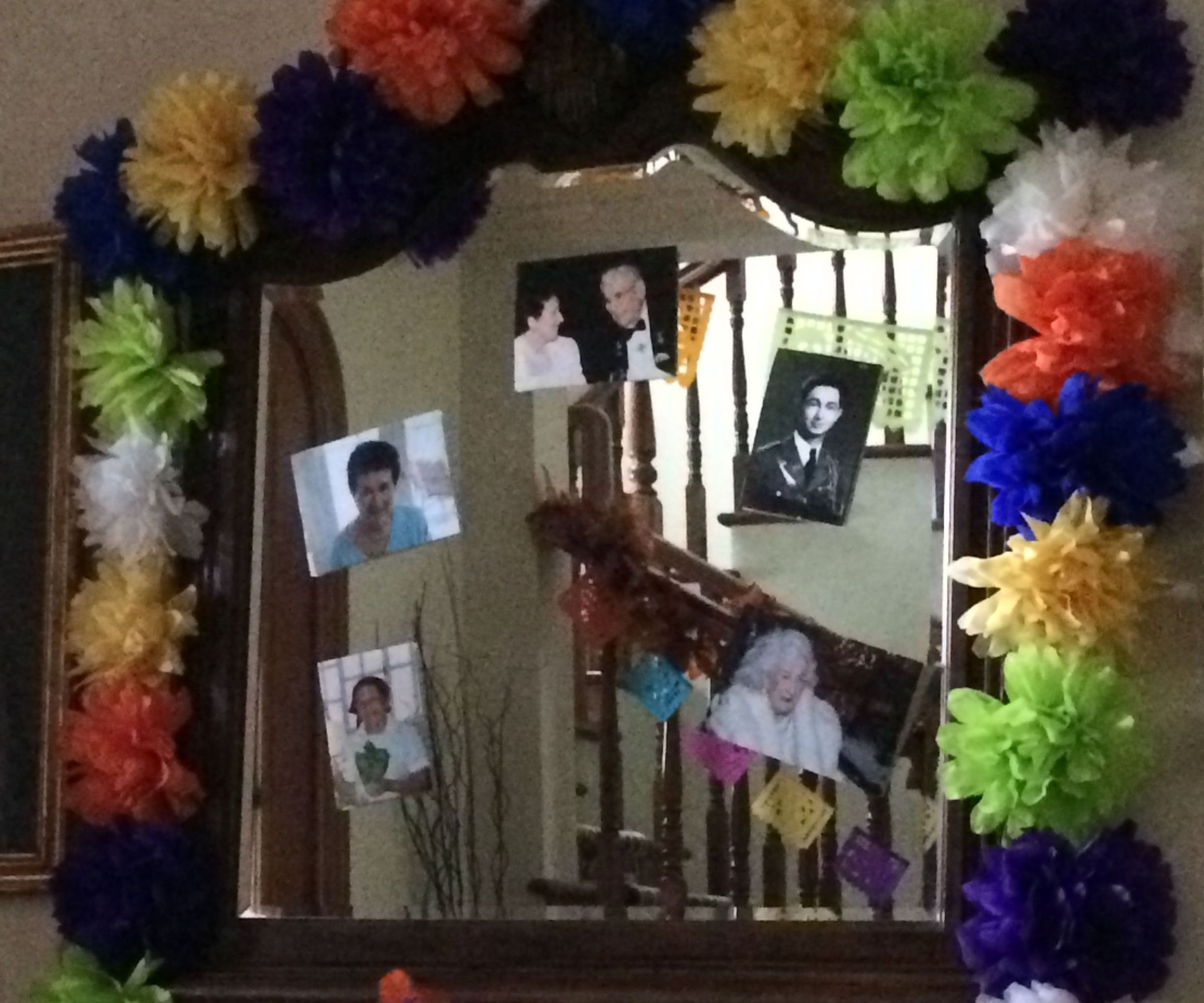 Day of the Dead Altar (sugar Skulls, Flower, Pan De Muerto)