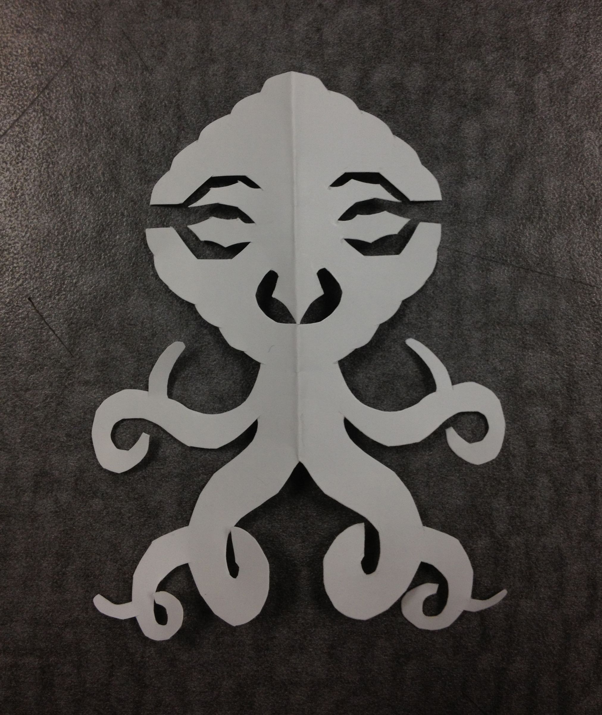 The creation of a Sticker Critter and the transmogrification of its soul into a multi-purpose digital file (aka cutting, scanning and Live-tracing into a vector file) - I made it at TechShop San Jose