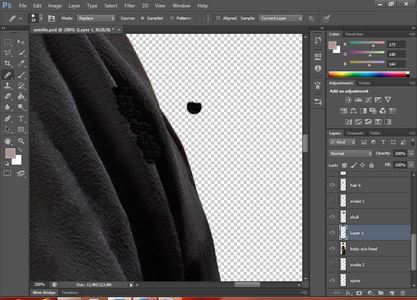 Restoring Blank Spaces