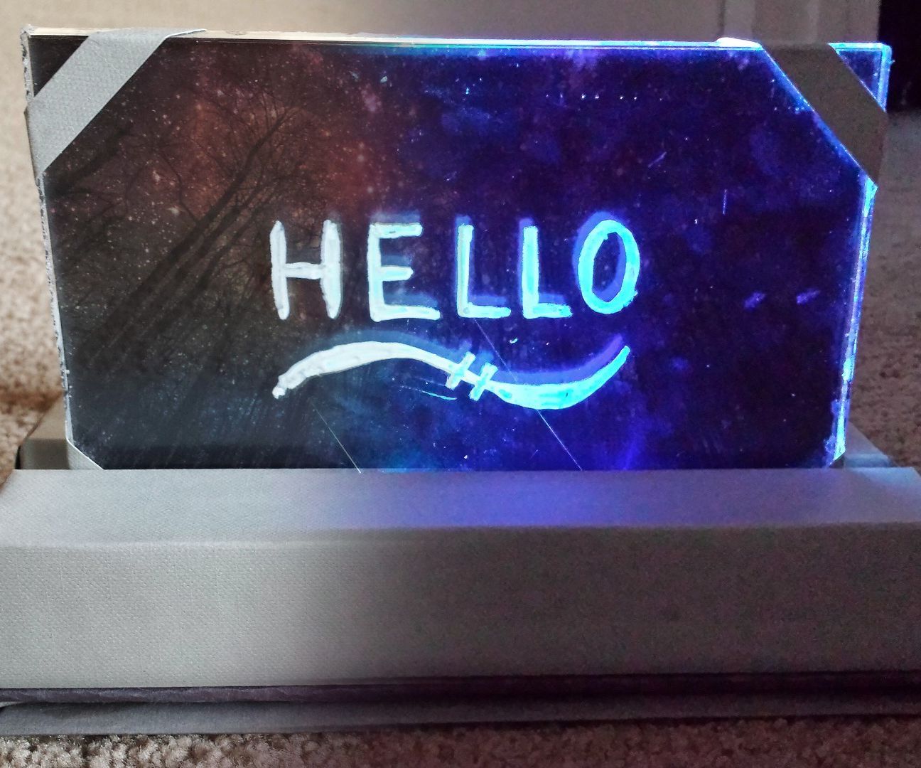 Light-Up Dry Erase Board