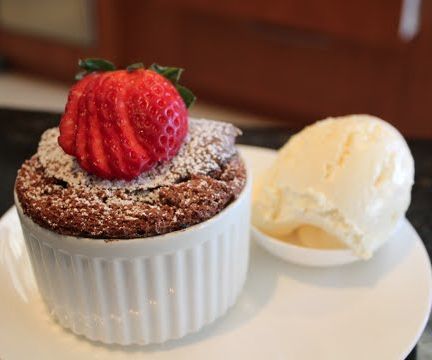 Valentine's  Day Nutella Soufflé (Gluten Free!!)