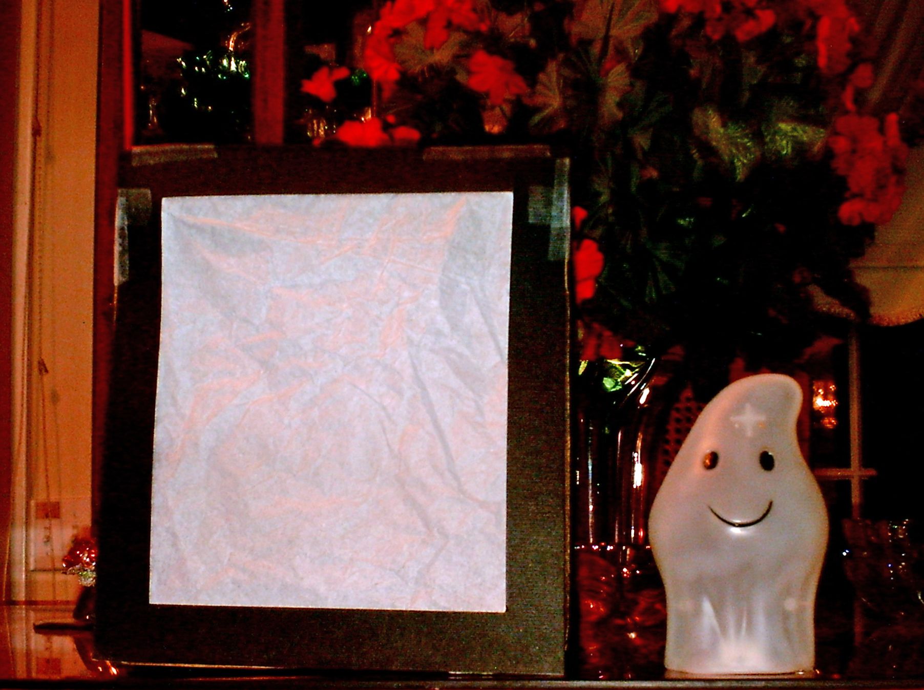 Disco Party Light Using Leftover Holiday Decorations