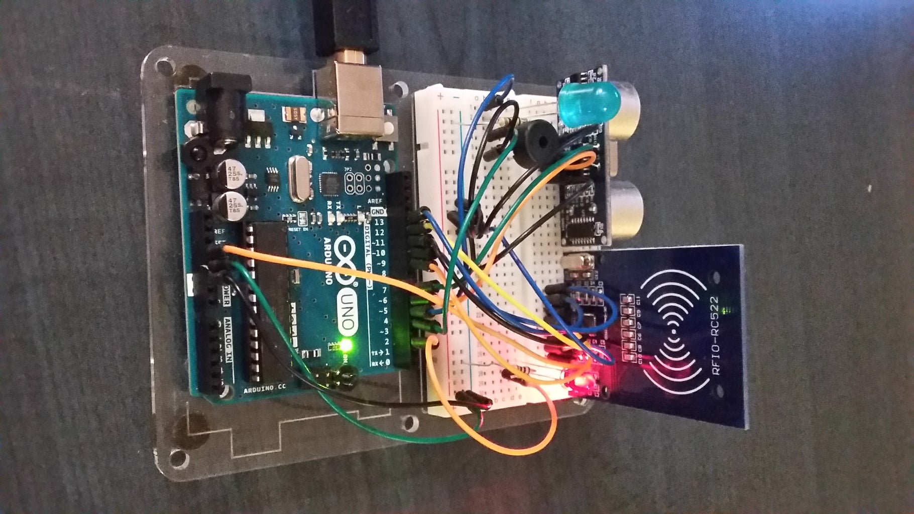 Arduino Ultrasonic Alarm : 7 Steps (with Pictures) - Instructables