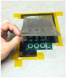 Lift Stencil Off of the PCB