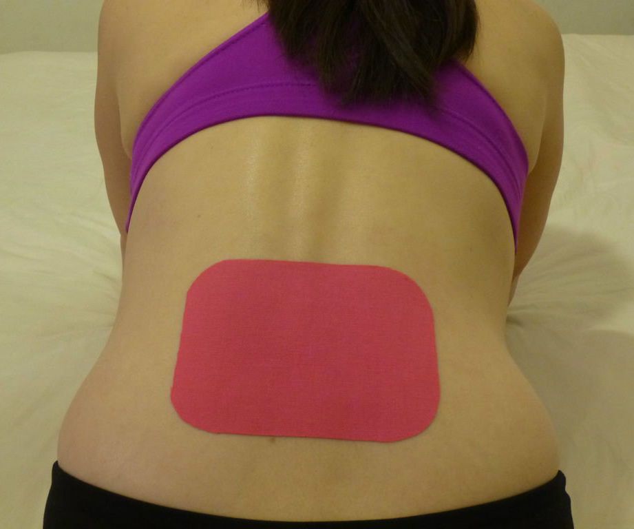Reduce Back Pain With Kinesiology Tape