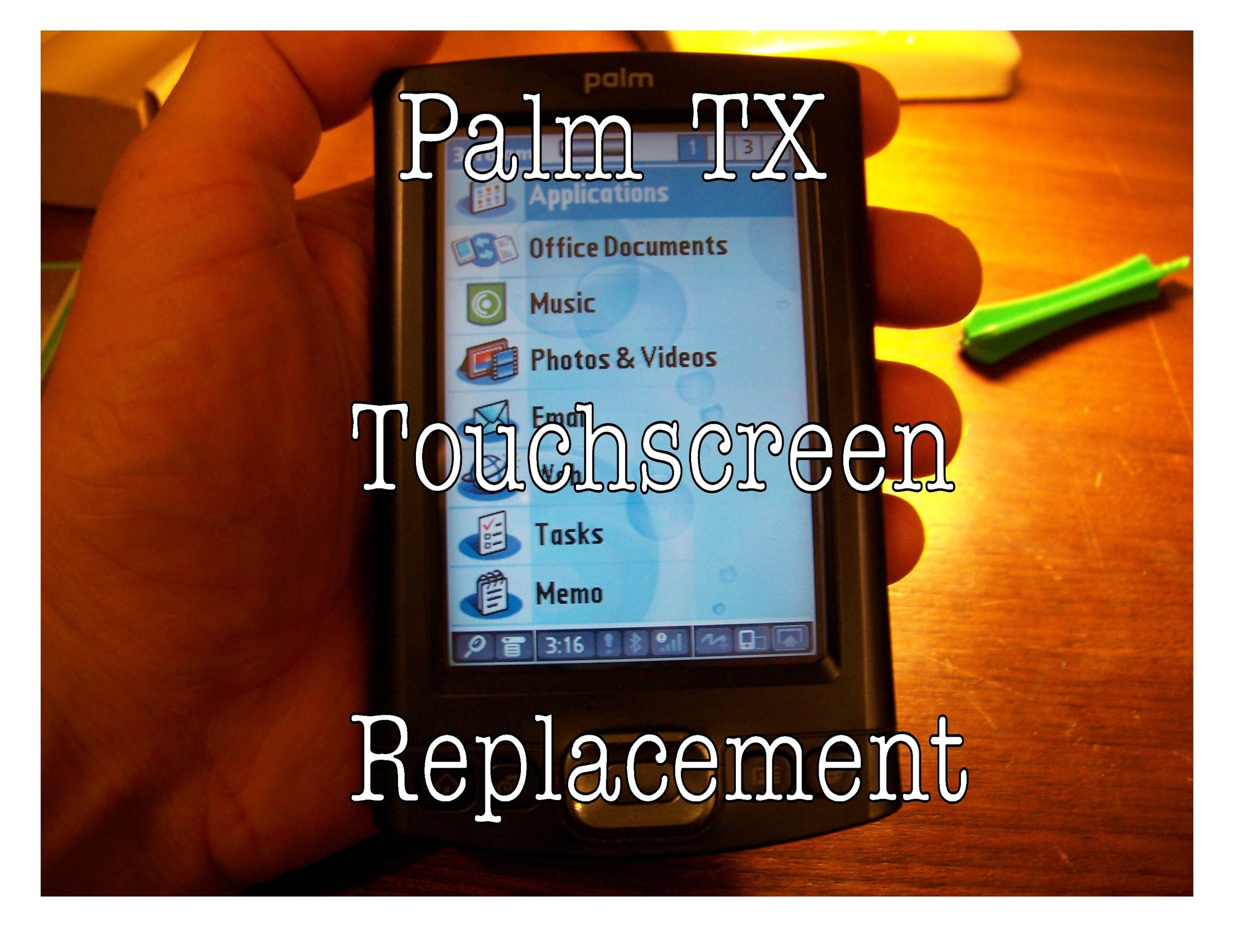 Replace the Touch Screen (Digitizer) on a Palm TX