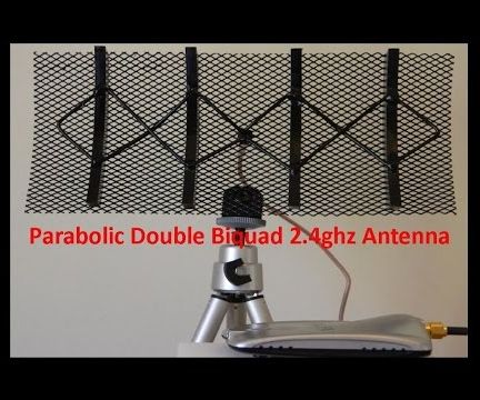 Parabolic Double Biquad 2 4ghz