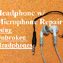 Headphone w/ Microphone Repair (Unbroken Headphone Set)