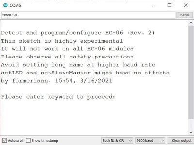 Enter Keyword to Get Past Greeting Screen 