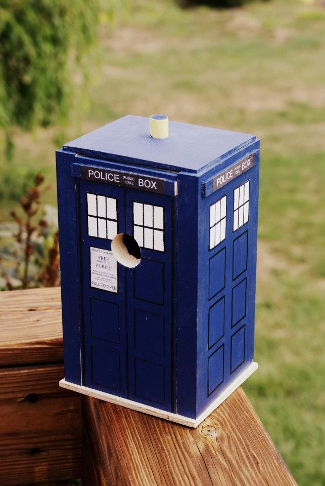 Tardis Birdhouse