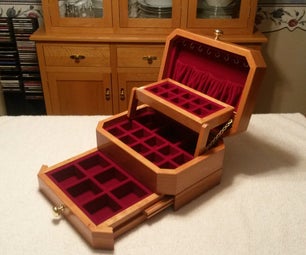 Triple-Tier Jewelry Box