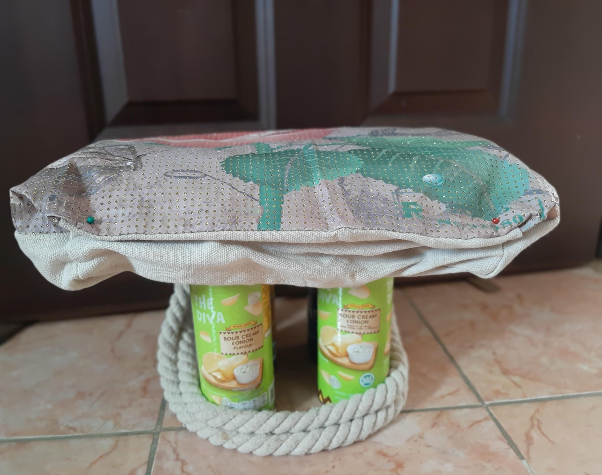 Toddler Stool With Only Used Things